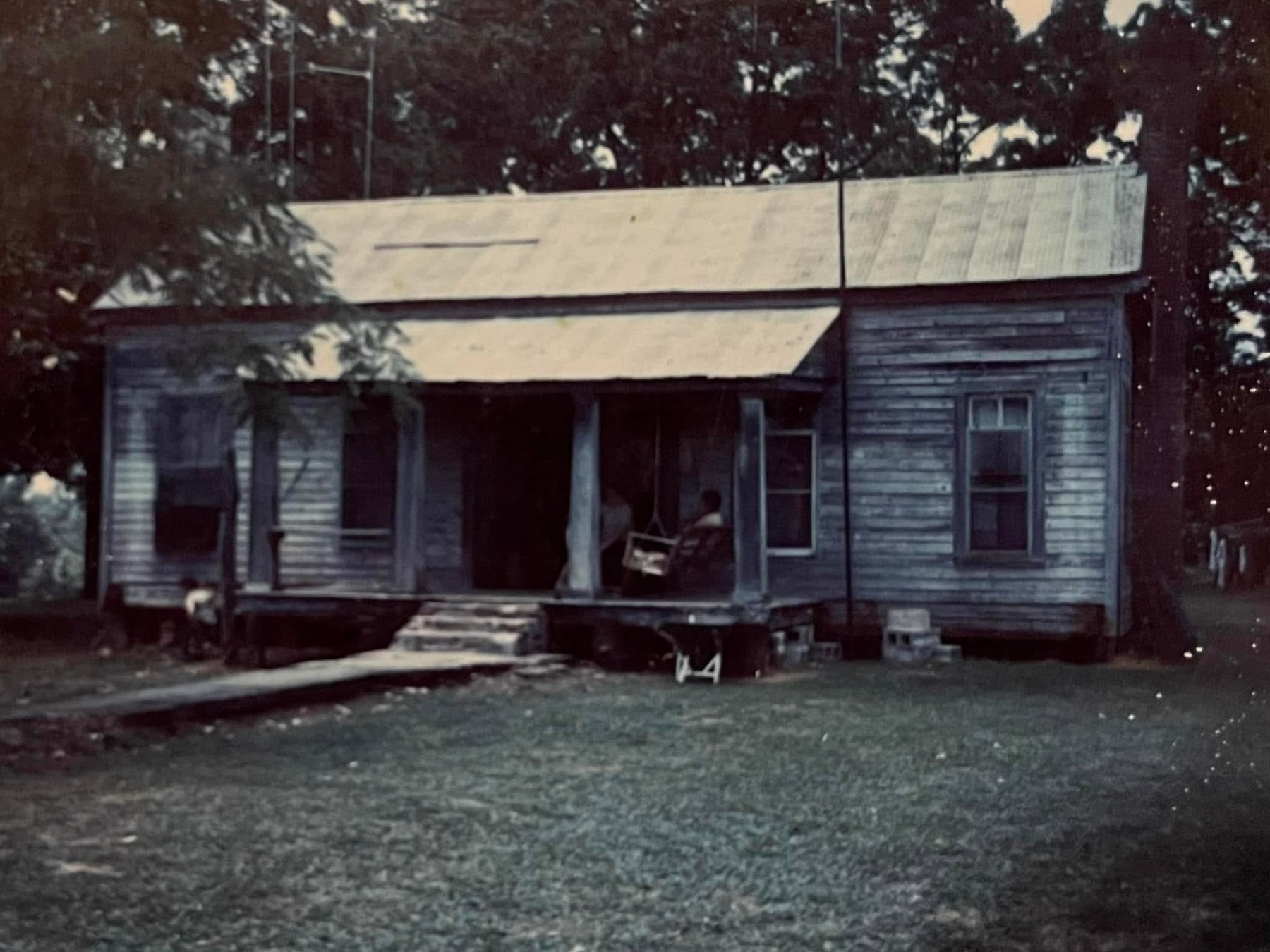Historic front view of the Whiteman home
